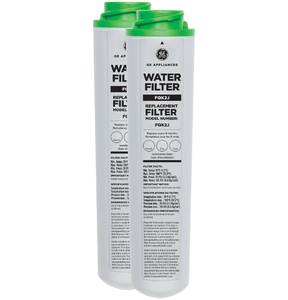lot 19839 image: GE Under Sink Water Filter Replacement, Dual Flow, Reduces Sediment, Rust & Other Impurities from Water, Fits GXK255TBN Under Sink Filtration System, Replace Every 6 Months, FQK2J, 2 Filters