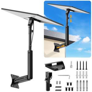 lot 19847 image: Bloazzup Starlink Mount for Standard 44XGen 3, Adjustable Starlink Wall Mount Gen 3V3 with Telescoping Arm, Rustproof, Weatherproof for ConcreteWood Walls, Starlink Wall Mounts for Dishes