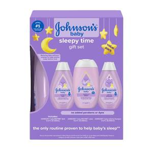 lot 19856 image: Johnsons Baby Sleepy Time Gift Set, 3 Items
