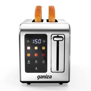 lot 19858 image: Ganiza Toaster 2 Slice with Touchscreen Smart Toasters Wide Slot, Max 925W