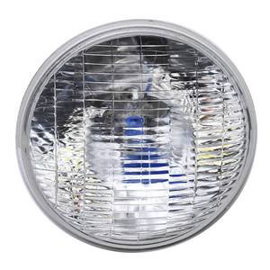 lot 19876 image: JEEFHO H6024 Super Vision Crystal Headlight, Halogen Sealed Beam Headlight, (7 ROUND, 178MM) (110130W), Replaces# H6024