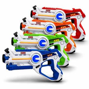 lot 19882 image: Kidzlane Laser Tag Guns Set of 4 for Kids and Adults - Infrared Laser Tag Set with 130 ft Range - 4 Team and Gun Modes - Indoor and Outdoor Toy Guns for Boys and Girls - Multiplayer Game for Ages 8