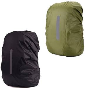 lot 20006 image: MOPHOEXII 2 Pack Waterproof Backpack Rain Cover, Ultralight Compact Portable Reflective Backpack Rain Cover,for Hiking, Camping, Traveling