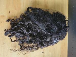 lot 20020 image: Wig Bundle 18 inch Black Curly