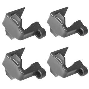 lot 20022 image: Pontoon Boat Fender Clips Bumper Buoy HangerHoldersCleat ClampAdjuster for Square Rails, ABS Plastic, 4 Pack