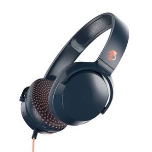 lot 20029 image: Skullcandy Riff On-Ear Wired Headphones with 3.5mm AUX Plug - BlueSunset