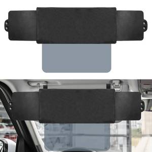 lot 20037 image: MTRPS Sun Visor Extender for Car, Polarized Auto Sun Visor Extension Attachment with PC Lens & 2 Side Sunshades, Anti-Glare Visors Extender Blocks UV & Sunlight for Safe Driving