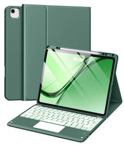 lot 20043 image: Harvopu for iPad Air 13 Inch (M4M3M2) & Pro 12.9 Case with Keyboard