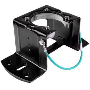 lot 20050 image: AICWIOO Universal Ceiling Fan Mounting Bracket with Ground Wire - 2.0mm Heavy Duty Steel Replacement Mount for 1 Downrods & 4 Boxes, Flat & Low Slope Ceilings (��10°), Bracket Only