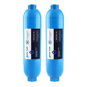 lot 20053 image: GLACIER FRESH Garden Hose Filter Pre-Filter for Pool & Spa 2-Pack