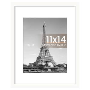lot 20062 image: upsimples 11x14 Picture Frame, Wall Decor Photo Frames, White 1 Pack