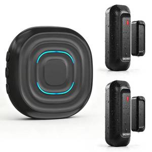 lot 20106 image: SanJie Door Chime, 2-in-1 Door Alarm with One-Time Chime or Continuous Alert Mode, Door Open Alert for Kids & Elderly Safety, Home & Business, IP55 Waterproof Sensor, 800FT Range, 30 Chimes, 5 Volume