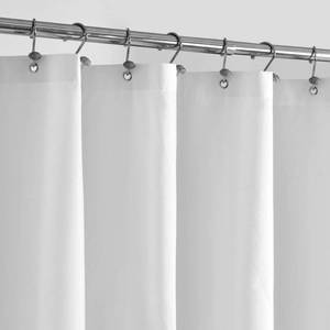 lot 20126 image: ALYVIA SPRING 72x78 Long Waterproof Fabric Shower Curtain or Liner White