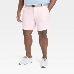 lot 20191 image: Mens Big Golf Shorts 8 - All In Motion Rose 50