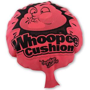 lot 20208 image: Laughing Smith Whoopee Cushion Easy Inflate Giant Fart Toy, 16 Inch