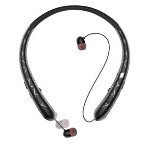 lot 20219 image: Finpola Bluetooth 5.3 Neckband Bluetooth Headphones, Sweat-Resistant Noise Canceling Stereo, Retractable Headphones for Music, Conference, Videos, Fitness, Travel, Online Classes