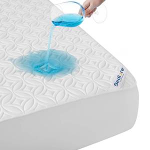 lot 1516 image: BEDLORE Waterproof Mattress Protector, Queen Size Mattress Pad Noiseless
