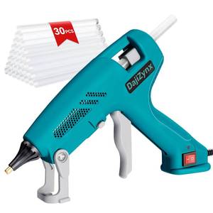 lot 1538 image: DajiZynx 100W Hot Glue Gun Kit with 30 Glue Sticks - Heavy Duty Fast Heating Glue Gun for DIY Crafts, Home Repairs, Woodworking, and Arts - Professional-Grade Tool for Crafters, Artists, and DIYers
