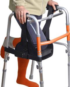 lot 1540 image: Caredgitz Walker Knee Sling, Adjustable Knee Rest with Padding for Surgery Recovery, Alternative to Crutches & Knee Scooters for Non Weight Bearing, Walker Accessories for AnkleFoot Injuries