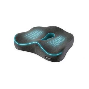 lot 1558 image: Memory Foam Seat Chair Cushion for Relieves Back Sciatica Pain Tailbone Pain Coccyx Degenerating Disc Orthopedic Osteoarthritis Prostate Cushion Low Back Pain Cushion Hip Shaping (Dark Gray)