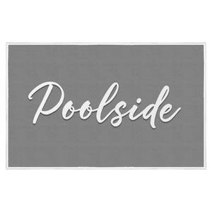 lot 1569 image: Nuanchu 24 x 36 Poolside Mat for Edge of Pool Non Slip Pool Mat for Floor Deck Entrance Rug Outdoor Waterproof Poolside Must Have Accessories for Summer Indoor Beach Lakehouse (Dark, Gray)