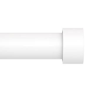 lot 1577 image: White Extra Long Curtain Rod 30 to 254 inch, Heavy Duty Curtain Rods for Windows with Modern End Caps, 1 inch Drapery Rods Set for Outdoor Patio, Adjustable Curtain Rod for Room