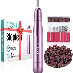 lot 2017 image: COSLUS C40 Electric Nail Drill Professional, Precise Dial Speed Control