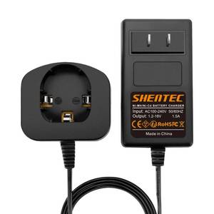 lot 2021 image: Shentec 1.2V-18V Ni-MHNi-Cd Battery Charger Compatible with Ryobi