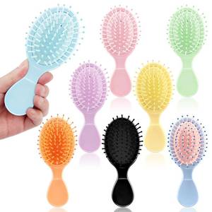 lot 2412 image: HOFASON 8 PCS Mini Wet Hair Brush, Easter Basket Stuffers for Women Teens Girls Kids, Christmas Stocking Stuffers, Small Gifts for Teen Girls Women, Bachelorette Party Favors, Valentines Day Gifts