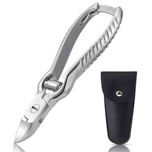 lot 2419 image: BEZOX Heavy Duty Toenail Clippers for Thick and Ingrown Nails - Silver