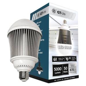 lot 2433 image: GT-Lite LED Light Bulb - 5000 Lumens, Model# GT-HA-50