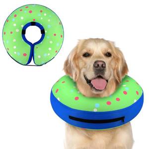 lot 2436 image: Supet Inflatable Dog Cone Collar Alternative After Surgery, Dog Neck Donut Collar Recovery E Collar for Neuter, Soft Dog Cone for Small Medium Large Dogs