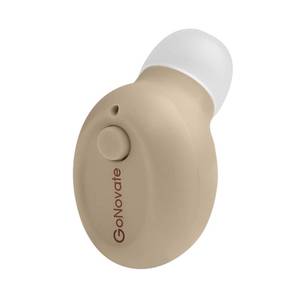lot 2494 image: GoNovate G8 Bluetooth Earpiece Wireless Mini Earbud, 6 Hrs Playtime 2 Magnetic USB Chargers Invisible Headphone Tiny Smallest Headset Car Earphone with Mic for Samsung Galaxy -Khaki (1 Piece)