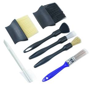 lot 4322 image: JONFLYER 7PCS Car Detailing Brush Set Soft Boars Hair & Bristles Interior Car Cleaning Brushes Duster Kit, Cleaning Tool for Cleaning Gel, Car Interior, Exterior, Truck Dashboard, Air Vent Windshield