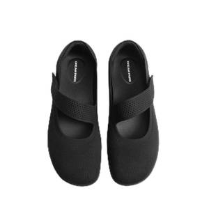lot 5205 image: DREAM PAIRS Womens Mary Jane Wide Toe Ballet Flats,Black,6
