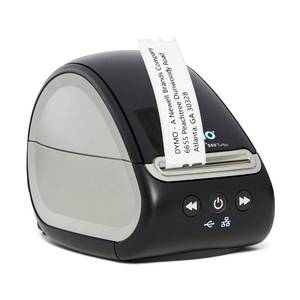 lot 5214 image: DYMO LabelWriter 550 Turbo Label Printer, High-Speed Direct Thermal Printing, Automatic Label Recognition, Prints Variety of Label Types Through USB or LAN Network Connectivity - Fast, Efficient