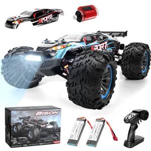 lot 5257 image: ITEFDTUTNE Brushless RC Buggy 110 4X4 RTR All Terrains RC Truck, 2025 High Speed 4WD Remote Control Off-Road RC Drift Car, Electric Car Gift for Adults Boys, with 2pcs 2200 mah Batteries