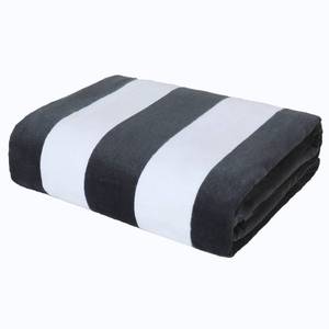 lot 6013 image: Exclusivo Mezcla 100% Cotton Pool Beach Towel, Large Stripe Towel