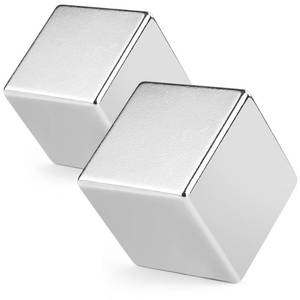 lot 6020 image: DIYMAG Strong Rare Earth Magnet, Big Cube Neodymium Science Magnet 25x25mm