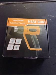 lot 6021 image: Seekone Heat Gun with 4 Nozzle Attachments