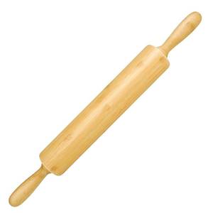 lot 6043 image: 17.5 inch Wooden Rolling Pin for Baking - Long Dough Roller for All Baking Needs