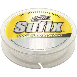 lot 6438 image: Sufix Invisiline Fluorocarbon Leader 12 lb Clear