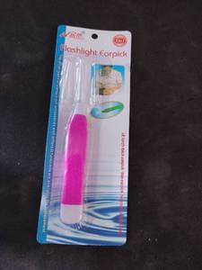 lot 6440 image: LED Light Ear Wax Removal Tool, Multi-Color Pack with Illuminated Tips, Professional Cleaning Pick Set for Safe Home Use (Pink)