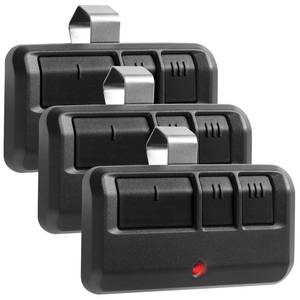 lot 6446 image: 3 Replacement Garage Door Opener Remote,���°��°��°��� Compatible with Liftmaster Chamberlain Sears Craftsman Garage Door Opener Remote 893MAX,Black,3 Pack
