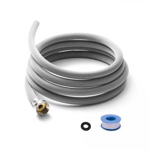 lot 6457 image: Dehumidifier Hose for Drainage 34 FHT, Premium Brass Connectors (5FT)
