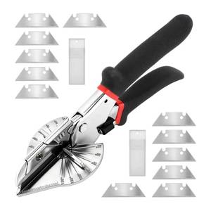 lot 6461 image: Miter Shears for Molding, 45°-135° Adjustable Trim Cutter, 12 SK5 Blades