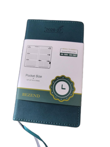 lot 6483 image: Bezend Weekly Planner Pocket Size Jul 2026-Dec 2027