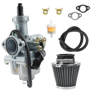 lot 7826 image: PZ27 Carburetor Kit 27mm with Hand Choke Filter Replacement for TaoTao 4-stroke CG 125cc 150cc 200cc 250cc ATV Go Kart Dirt Bike CB125 XL125S TRX250 TRX 250EX