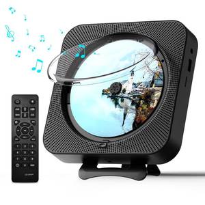 lot 7829 image: MICOCIOUS Portable CD Player with Bluetooth Desktop CD Player for Home CD Music Players withTimer,Built-in Dual Speakers with LED Display Home Audio Boombox FM Radio (Black)
