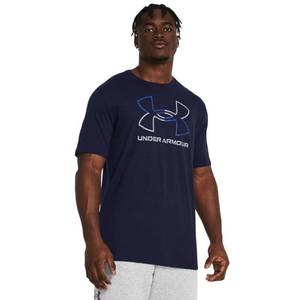 lot 8058 image: Under Armour Mens Global Foundation Short Sleeve T Shirt, (410) Midnight NavyRoyalSteel, Large